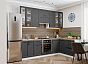 Кухня угловая Сканди-04 Stormy Silkwood/Белый 2340*2650/1590*600