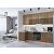 Модульный кухонный гарнитур Флэт-04 Natural Casella Oak 2S, Brown Casella Oak 2S/Дуб Вотан 2340x1000/2500x600