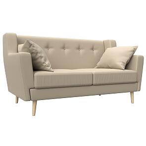 Диван кухонный прямой брайтон 2 бежевый без механизма