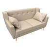 Диван кухонный прямой брайтон 2 бежевый без механизма