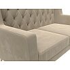 Диван кухонный прямой брайтон 2 люкс seven 729 бежевый без механизма