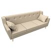 Диван кухонный прямой брайтон 3 бежевый без механизма