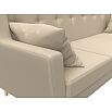Диван кухонный прямой брайтон 3 бежевый без механизма