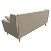 Диван кухонный прямой брайтон 3 бежевый без механизма