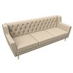 Диван кухонный прямой брайтон 3 люкс бежевый без механизма