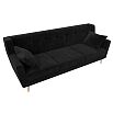 Диван кухонный прямой брайтон 3 seven 35 черный без механизма