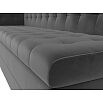 Диван кухонный прямой бриз с углом слева seven 17 серый дельфин