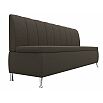 Диван кухонный прямой кантри амур 05 коричневый без механизма