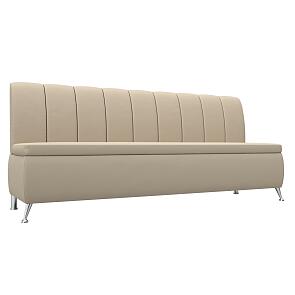 Диван кухонный прямой кантри бежевый без механизма