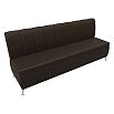 Диван кухонный прямой кантри коричневый без механизма