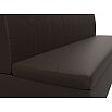 Диван кухонный прямой кантри коричневый без механизма