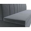 Диван кухонный прямой кантри seven 17 серый без механизма