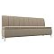 Диван кухонный прямой кантри велюр seven 729 бежевый без механизма