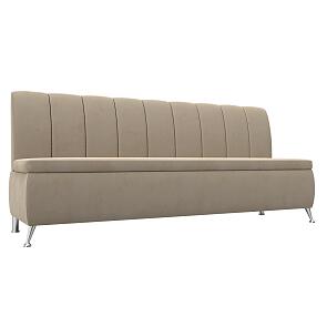 Диван кухонный прямой кантри seven 729 бежевый без механизма