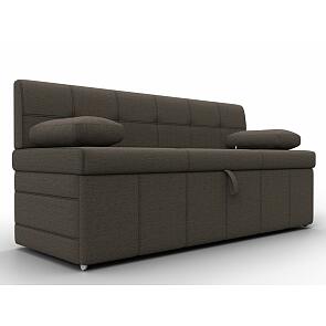 Диван кухонный прямой лео амур 05 коричневый дельфин