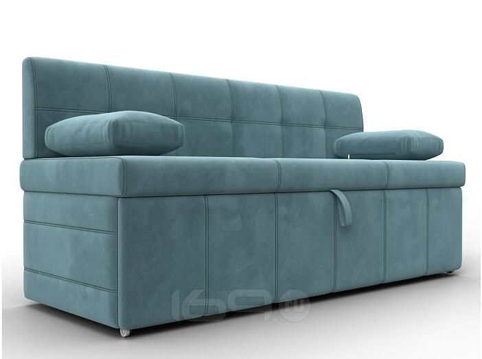 Диван кухонный прямой лео seven 113 бирюзовый дельфин