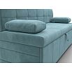 Диван кухонный прямой лео seven 113 бирюзовый дельфин