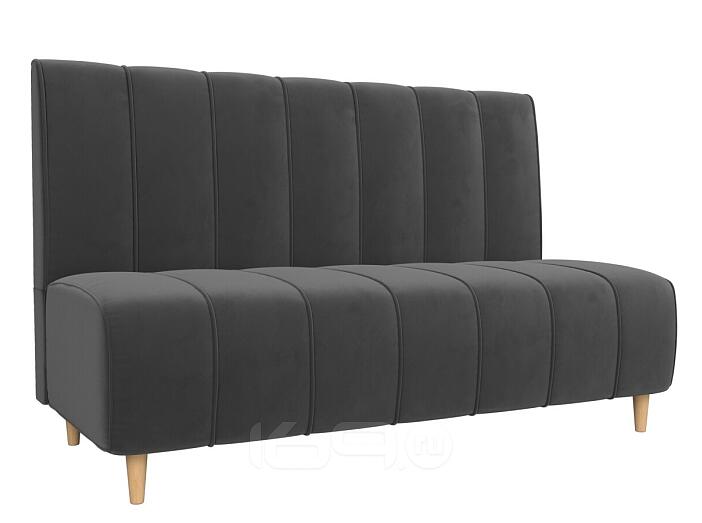 Диван кухонный прямой ральф seven 17 серый без механизма