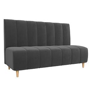 Диван кухонный прямой ральф seven 17 серый без механизма