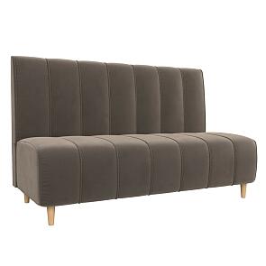 Диван кухонный прямой ральф seven 727 коричневый без механизма