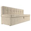 Диван кухонный прямой техас бежевый дельфин