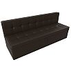 Диван кухонный прямой техас коричневый дельфин