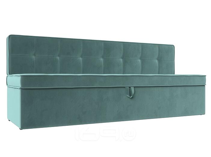 Диван кухонный прямой техас seven 113 бирюзовый дельфин