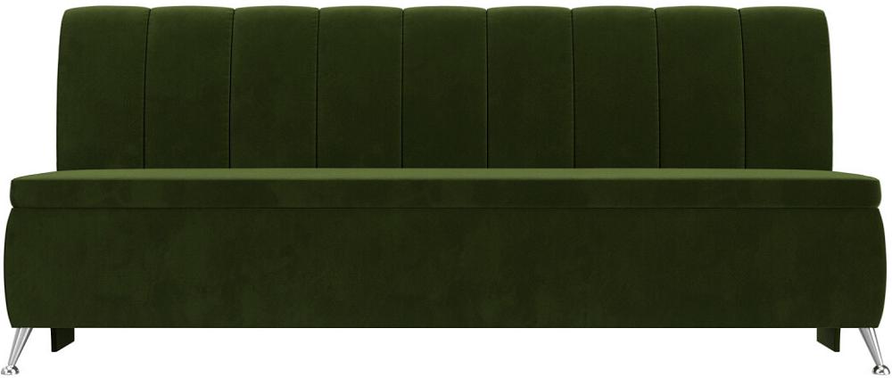 Диван кухонный прямой Кантри Микровельвет Зеленый кровать интерьерная кантри микровельвет зеленый 160х200