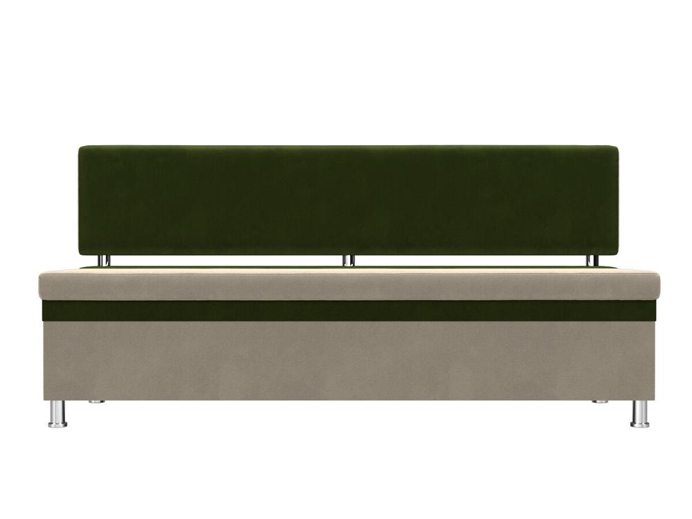 Диван кухонный прямой Стайл Микровельвет Бежевый Зеленый кистевой эспандер 30 кг овальной формы зеленый bradex sf 0574