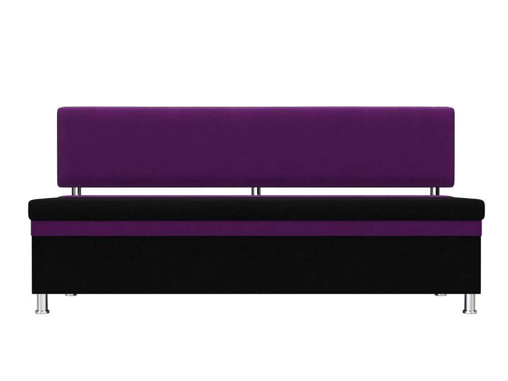 Диван кухонный прямой Стайл Микровельвет Черный Фиолетовый кухонный держатель для кухонной утвари esse
