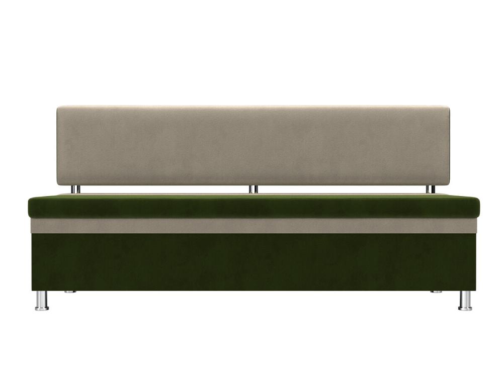 Диван кухонный прямой Стайл Микровельвет Зеленый Бежевый кистевой эспандер 30 кг овальной формы зеленый bradex sf 0574