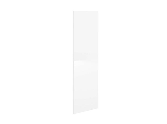 Декоративная накладка для шкафов пеналов с надстройкой белый глянец