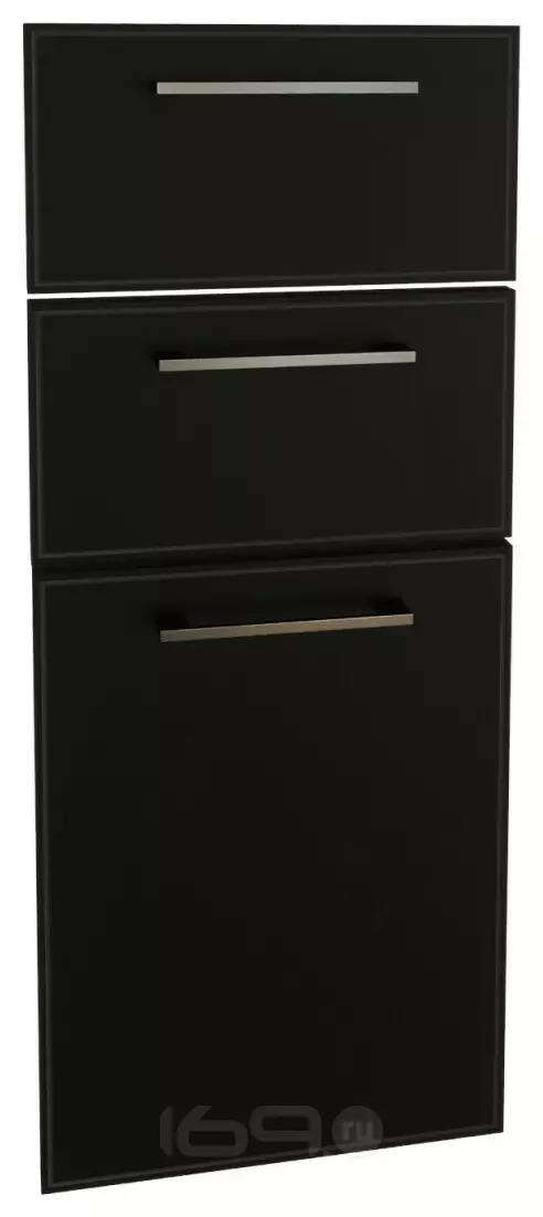 Комплект фасадов Мемфис для каркаса Ф-13 Н303 Черный трюфель