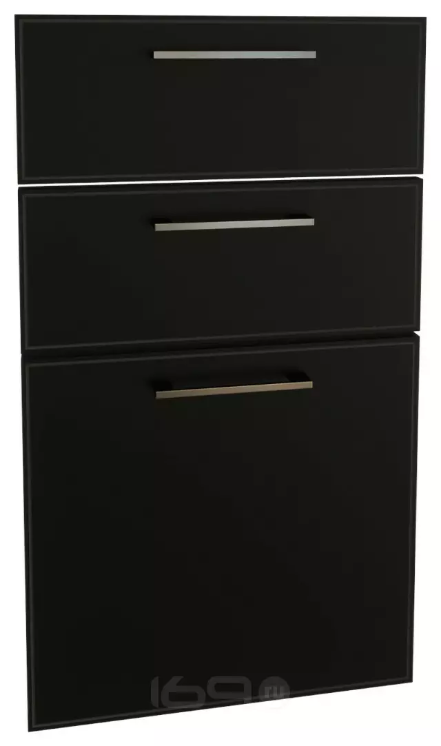 Комплект фасадов Мемфис для каркаса Ф-23 Н403 Черный трюфель