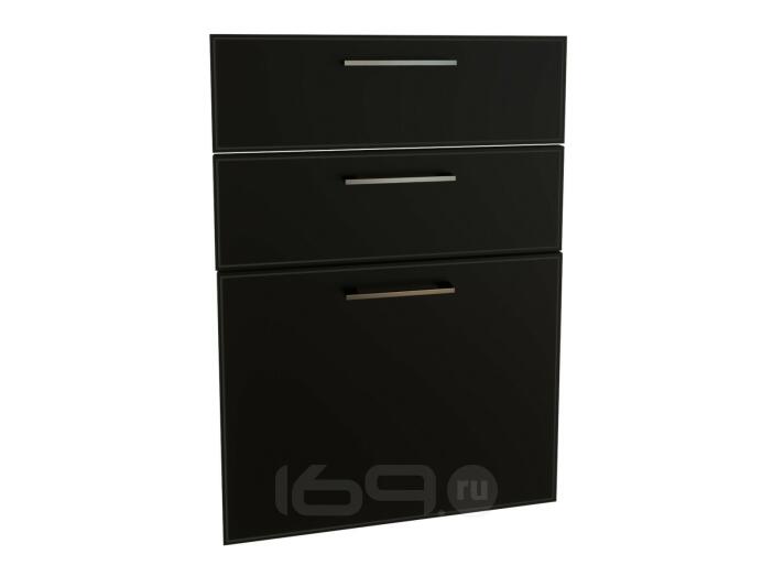Комплект фасадов Мемфис для каркаса Ф-33 Н503 Черный трюфель