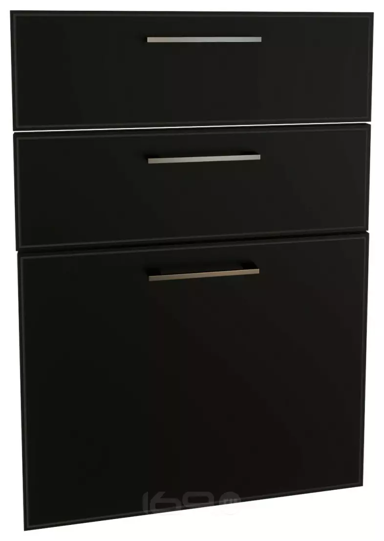 Комплект фасадов Мемфис для каркаса Ф-33 Н503 Черный трюфель