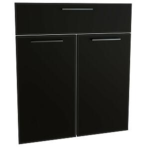Комплект фасадов Мемфис для каркаса Ф-41М Н601 Черный трюфель