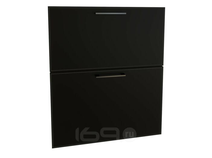 Комплект фасадов Мемфис для каркаса Ф-42 Н602 Черный трюфель