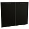 Комплект фасадов Мемфис для каркасов Ф-50 В800/Н800/М800 Черный трюфель