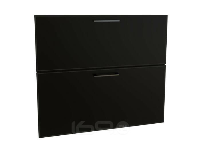 Комплект фасадов Мемфис для каркаса Ф-52 Н802 Черный трюфель