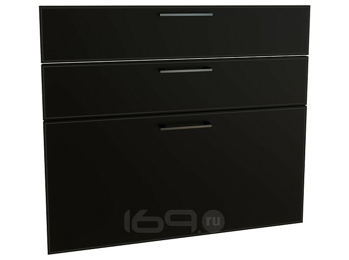 Комплект фасадов Мемфис для каркаса Ф-53 Н803 Черный трюфель