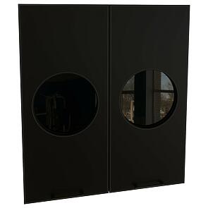 Комплект фасадов Мемфис для каркаса Ф-55Н В809 Черный трюфель