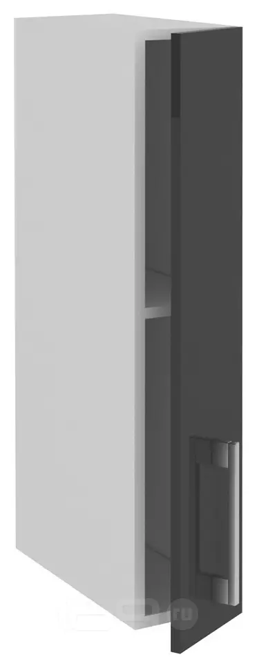 Фасад 15x72 графит глянец