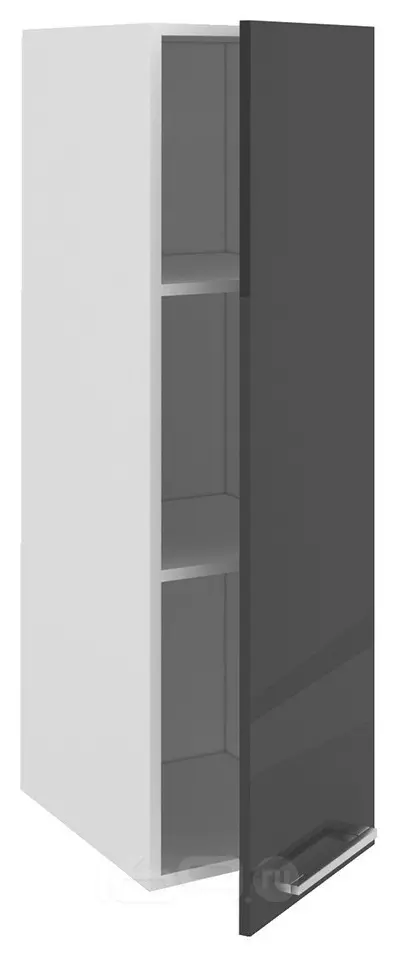 Фасад 30x96 графит глянец