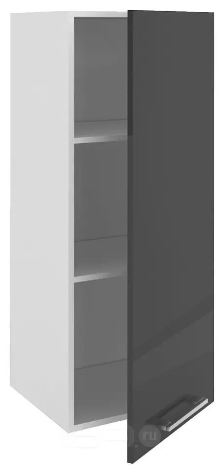Фасад 40x96 графит глянец