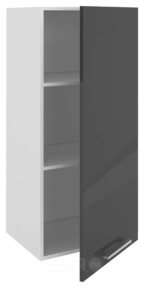 Фасад 50x96 графит глянец