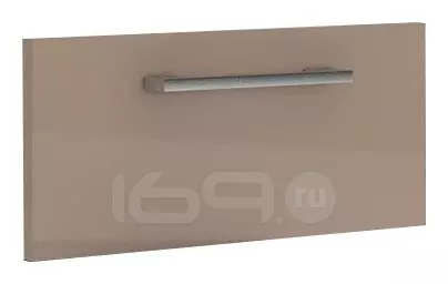 Фасад ящика 40x18 серый камень глянец
