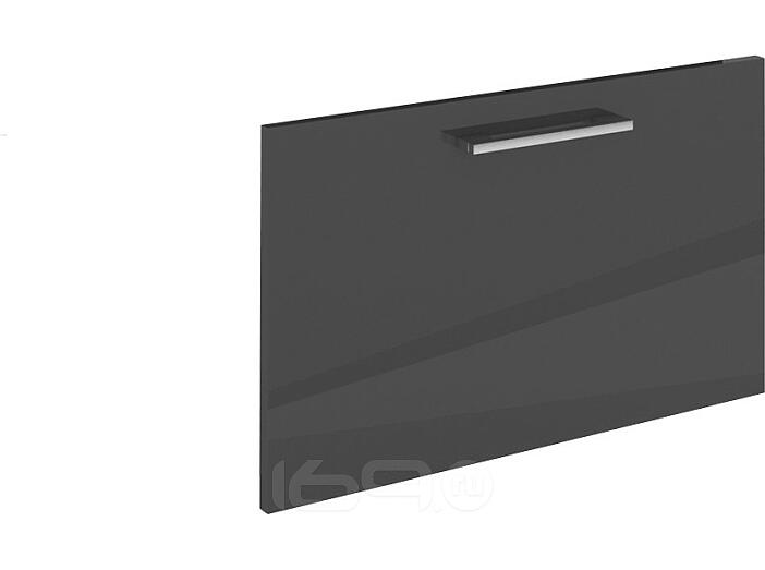 Фасад ящика 80x36 графит глянец