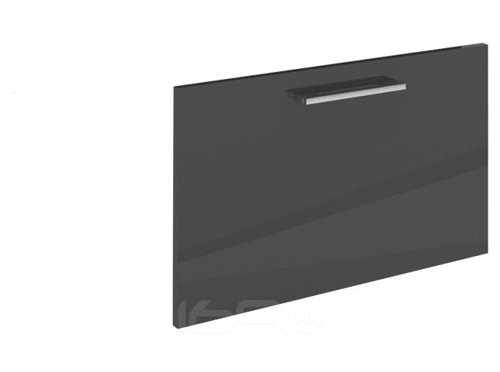 Фасад ящика 80x36 графит глянец