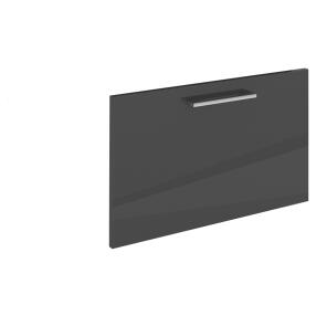 Фасад ящика 80x36 графит глянец